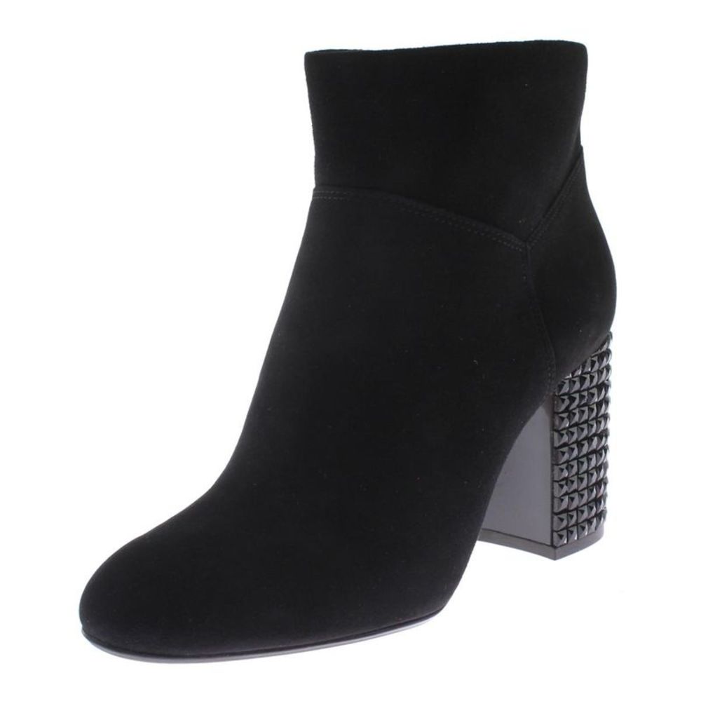 MICHAEL Michael Kors Womens Arabella Black Suede Ankle Booties Shoes NWT